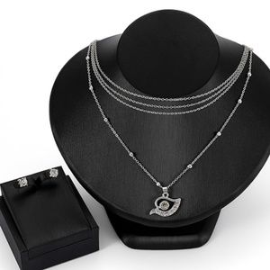 Elegant Leaf Shape Jewelry Set